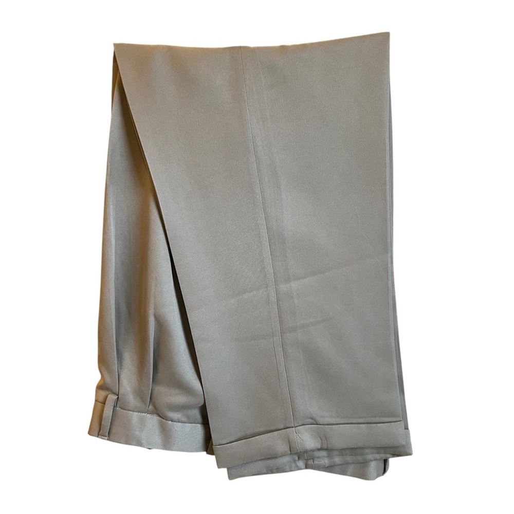 Croft & Barrow Men’s Pleated Cuffed Dress Pants Size 36x29 Office Business